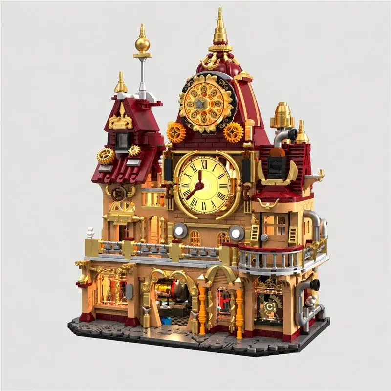 Steampunk Clock Tower von CraftBrickWorks